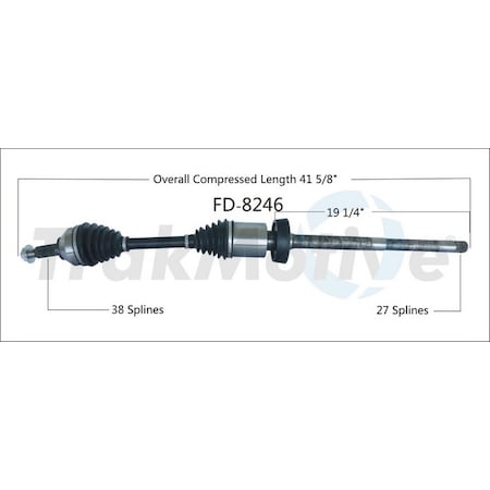 Surtrack Axle Cv Axle Shaft, Fd-8246 FD-8246